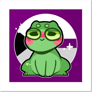 pride frog- Demisexual Variant Posters and Art